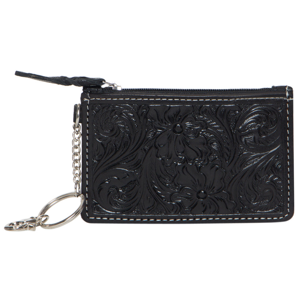 The Design Edge Tooling Leather Key Card Case