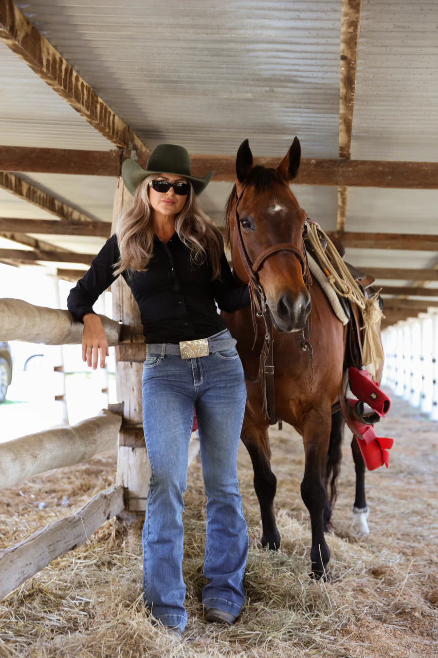 CC Western Jeans - Carissa Classic Mid  | Country Clothing - Ladies Jeans | Saddleworld Ipswich