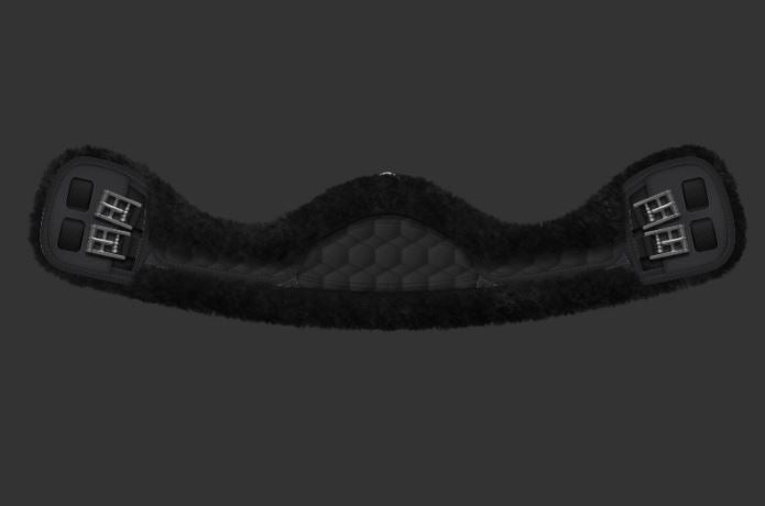 E.A. Mattes Quilted Crescent Short Girth Elastic