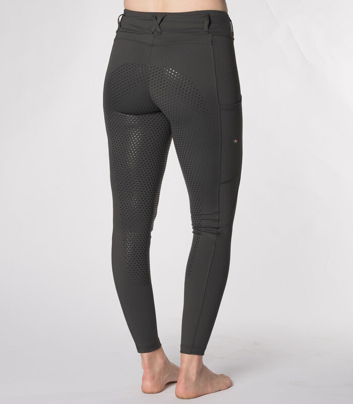 Delzani Capri Black Riding Tights