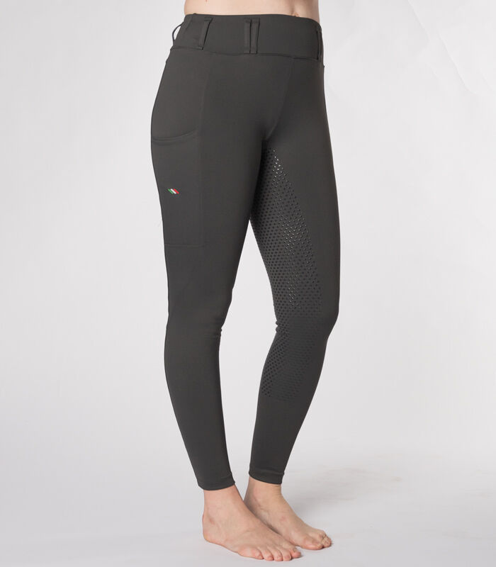 Delzani Capri Black Riding Tights