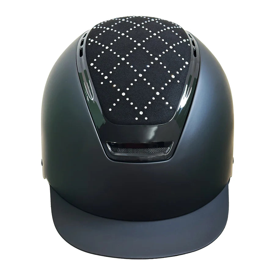 Eurohunter Cattai Crossed Crystal Helmet - Winter Clearance