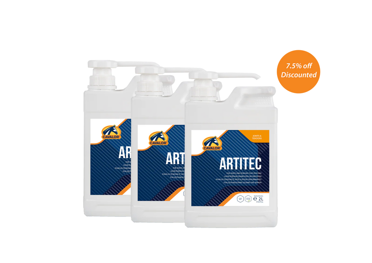Cavalor Artitec Bottle and Pump | Stable SUpplies - Health | Saddleworld Ipswich