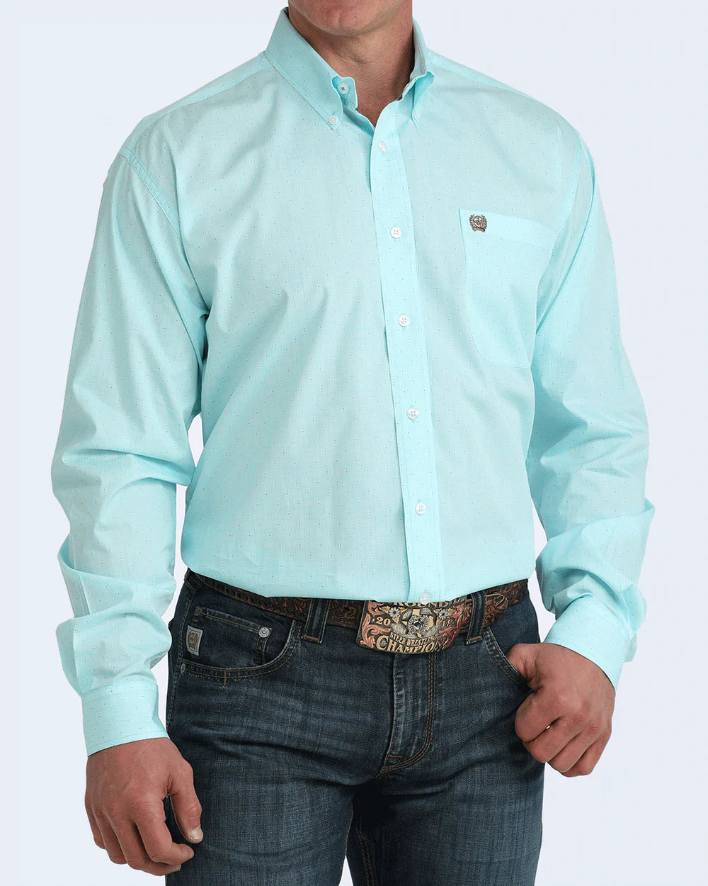 Cinch Mens Classic Fit Button Down Western Shirt | Country Clothing - Mens Shirt | Saddleworld Ipswich