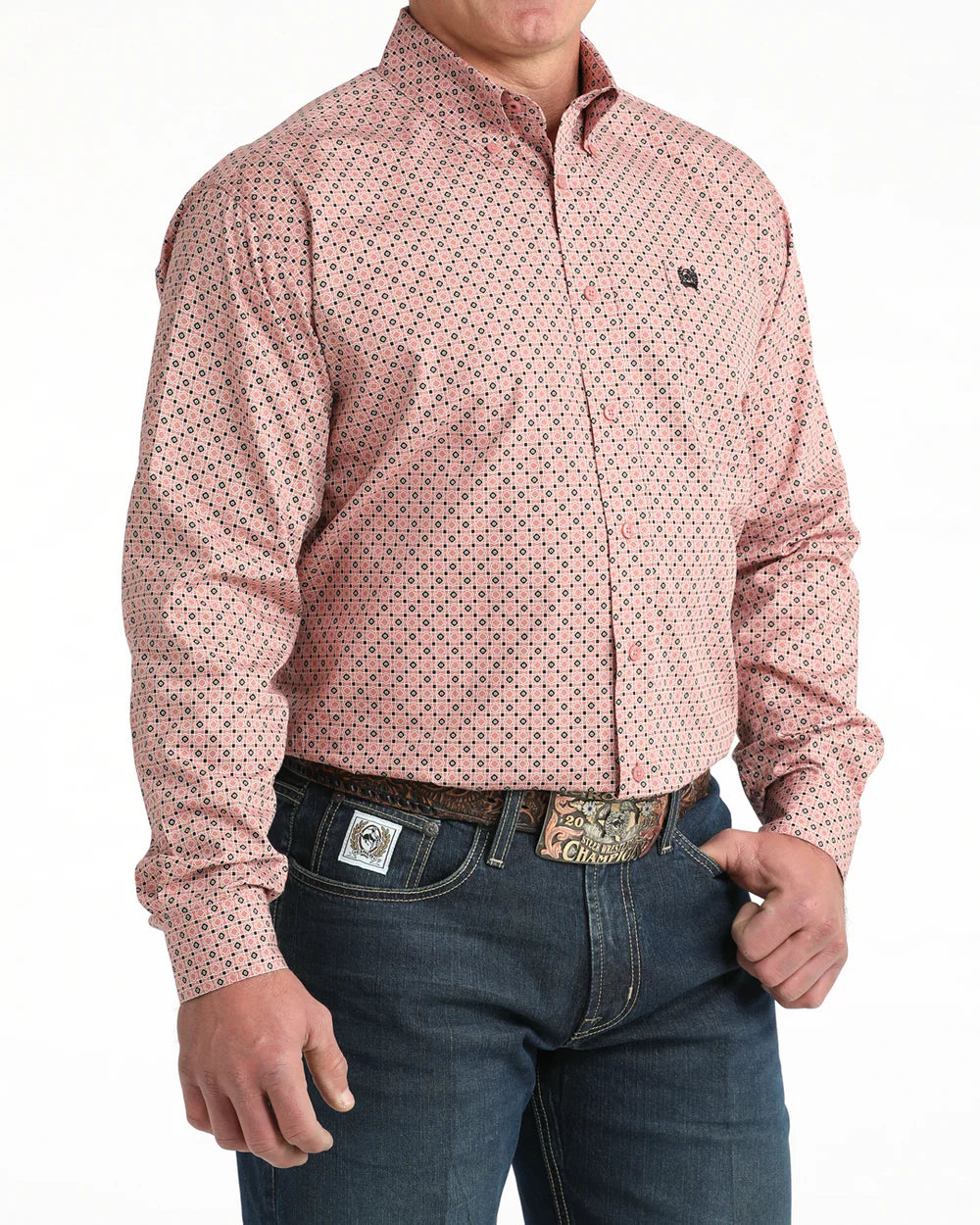 Cinch Mens Classic Fit L/Sleeve Shirt | Country CLothing - Mens SHirt | Saddleworld Ipswich