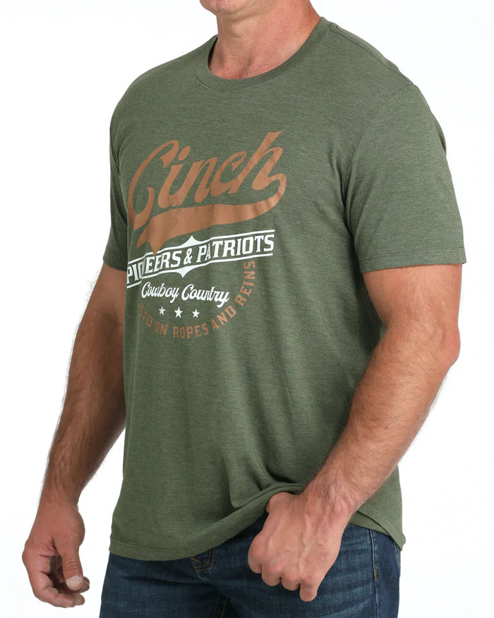 Cinch Mens Tee - Olive