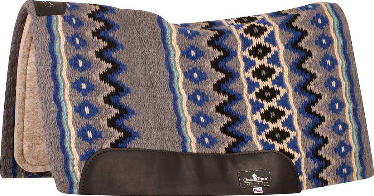 Classic Equine Contoured ESP Wool Blanket Top Pad | Horse Supplies - Western Pad | Saddleworld Ipswich