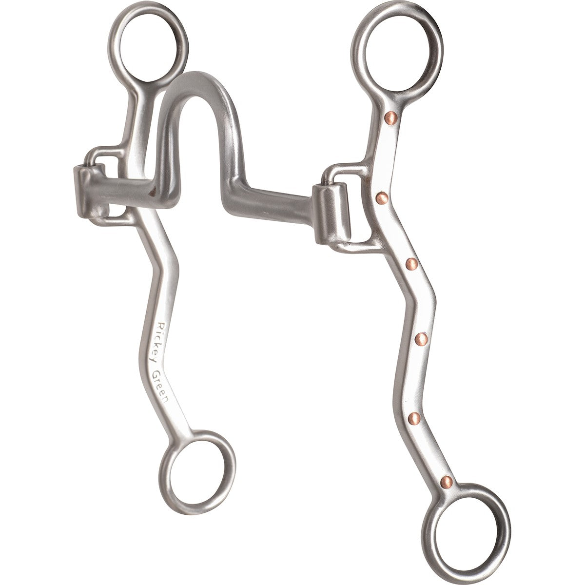 Classic Equine Rickey Green Shank Bit with High Port | Horse Supplies - Bit | Saddleworld Ipswich