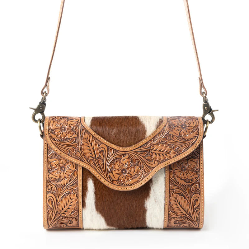 Copper Charm Handtooled Bag | Giftware - Handbag | Saddleworld Ipswich