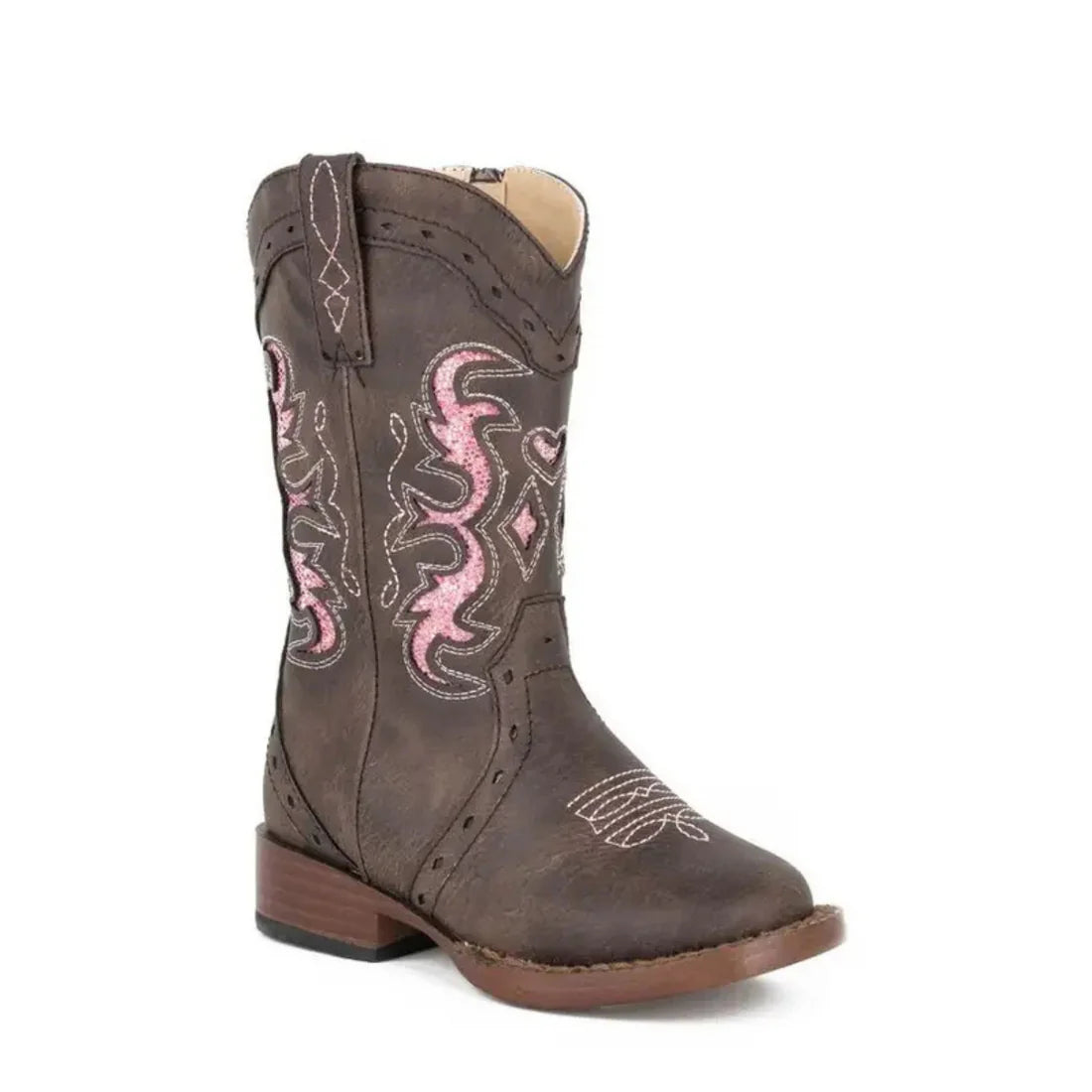 Roper Tod Lexi Chocolate/Pink Glitter