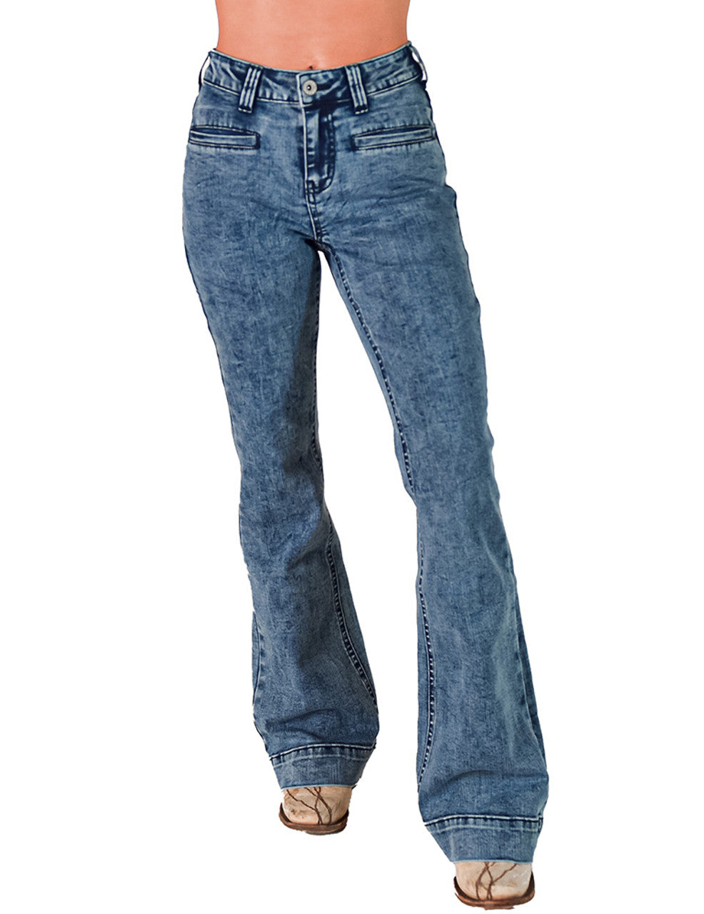 Cowgirl Tuff Bootstitch Blues Trouser Jeans | Country Clothing - Ladies Jeans | Saddleworld Ipswich
