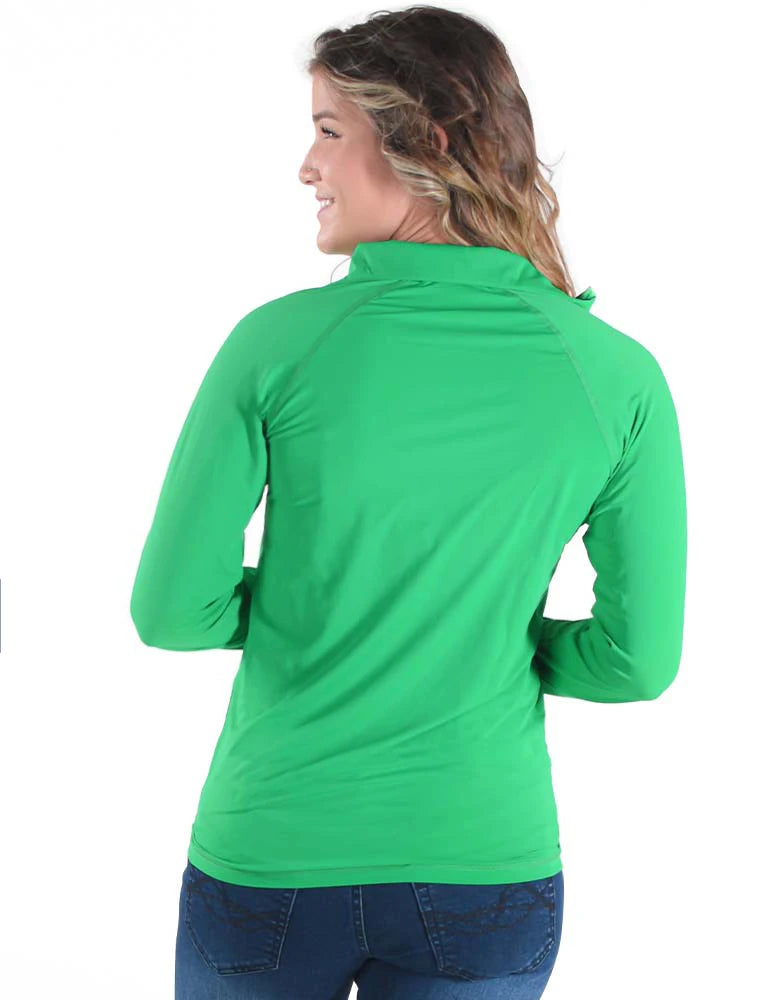 Cowgirl Tuff Breathe Instant Cooling UPF Full Zip Cadet