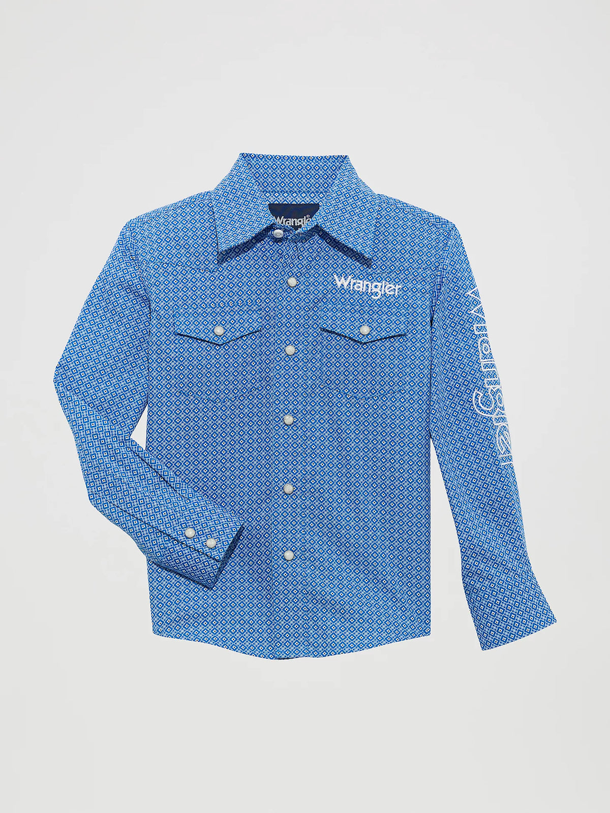 Wrangler Boys Western Logo LS Shirt