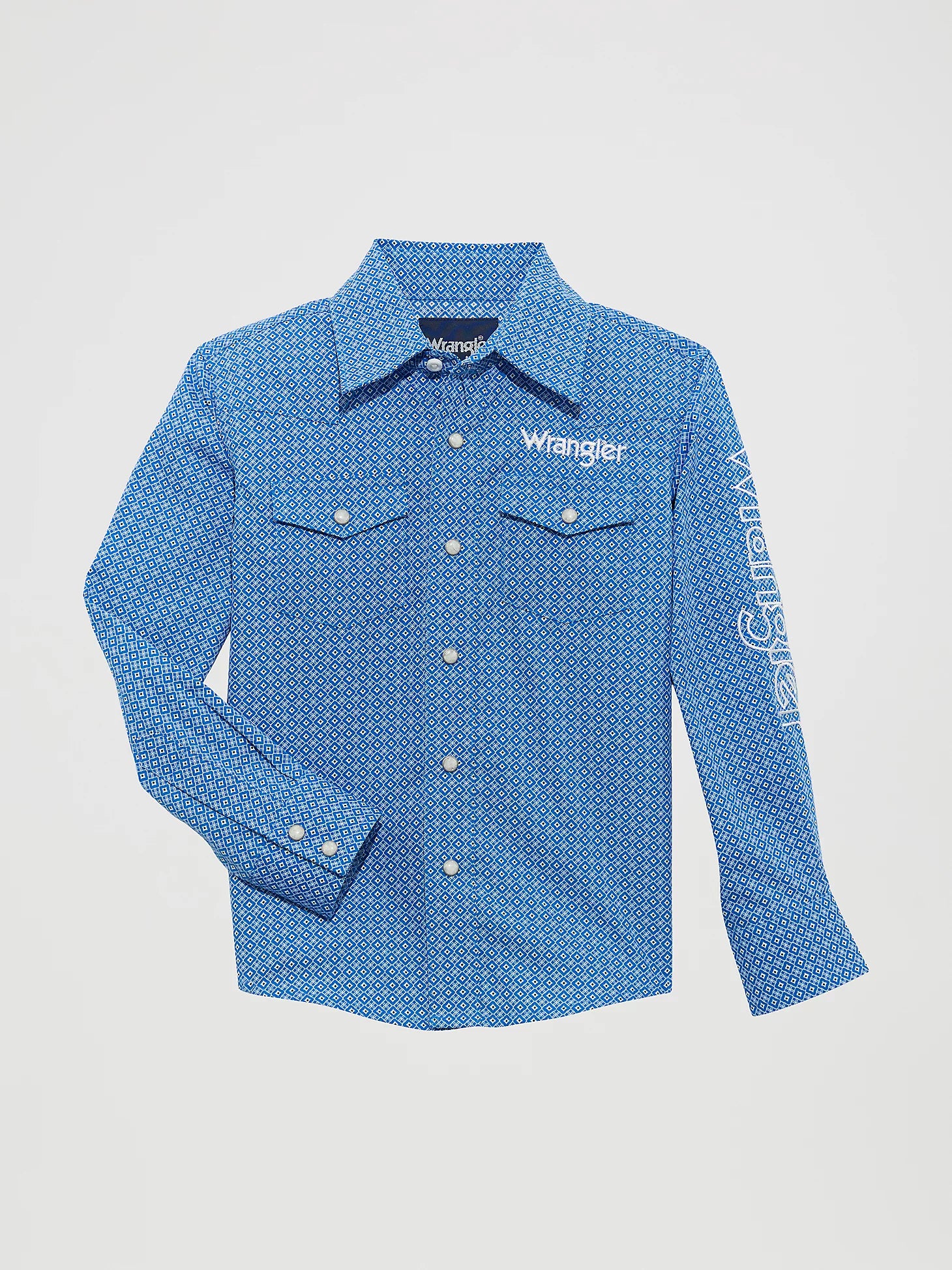 Wrangler Boys Western Logo LS Shirt