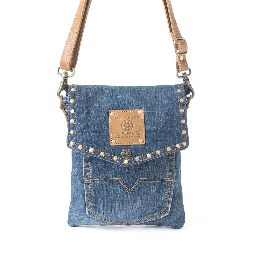 Dahlia Denim Crossbody Bag Denim Bag | Giftware - Handbag | Saddleworld Ipswich