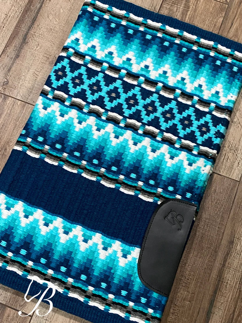 Bentley Show Pad - Day Dream Aqua | Horse Supplies - Western pad | Saddleworld Ipswich