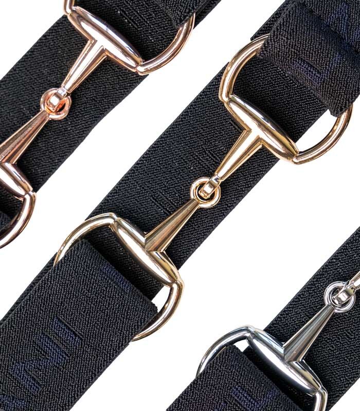 Delzani Belt Snaffle Riding Black | Rider Wear - belt | Saddleworld Ipswich