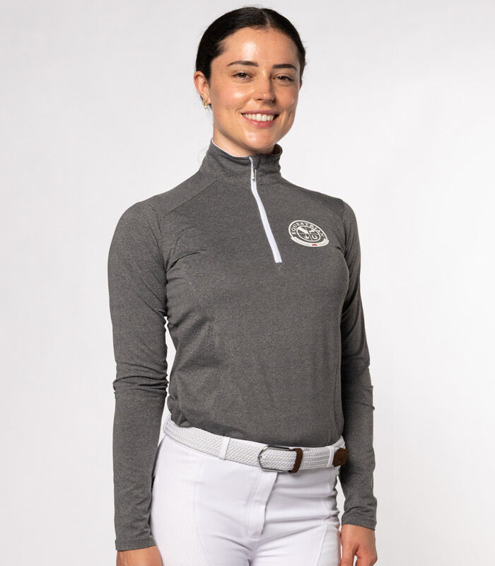 Delzani Lola Long Sleeve Riding Grey