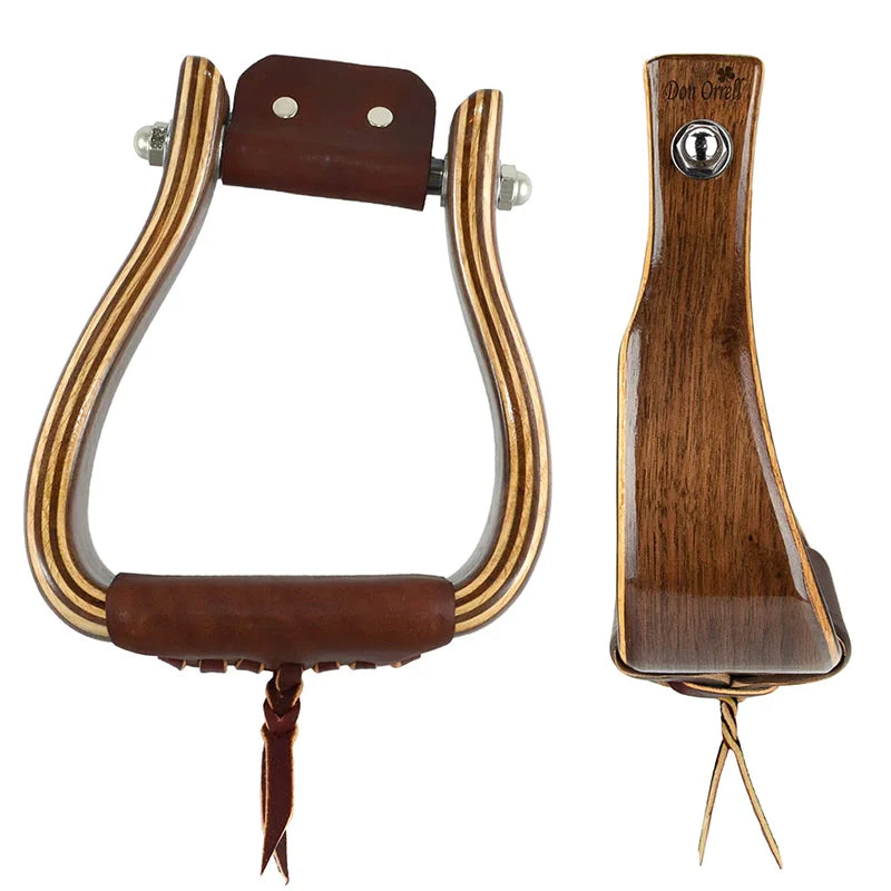 Don Orrell Stirrups - 2.5in Angled Offset  | Horse Supplies - Stirrup Iron | Saddleworld Ipswich