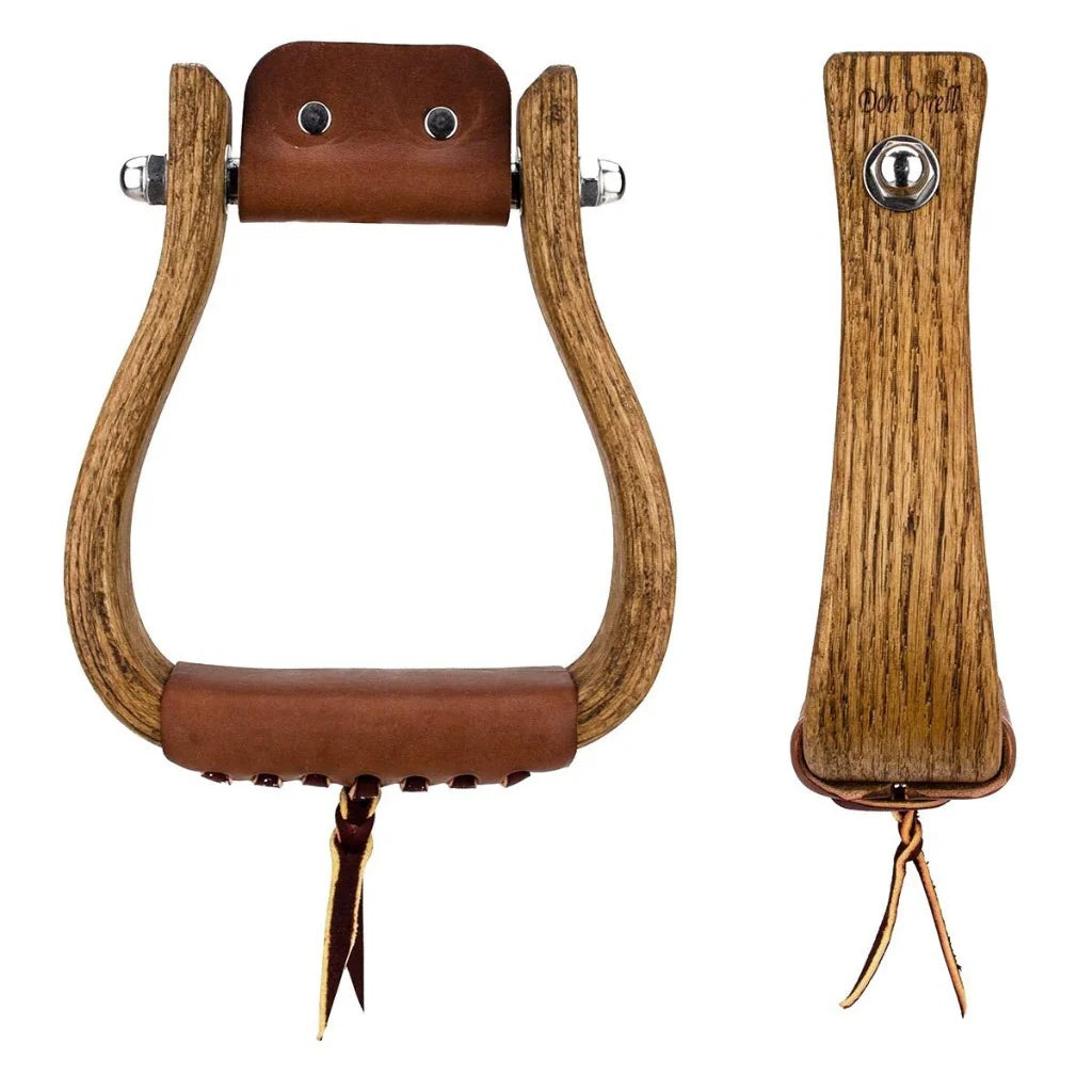 Don Orrell Stirrups - 2in Flat Bottom | Horse Supplies - Stirrup Iron | Saddleworld Ipswich