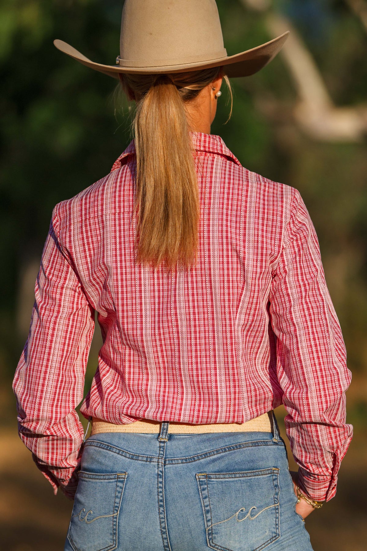 Lime and Soda Ivy Shirt - Pink and Red Check