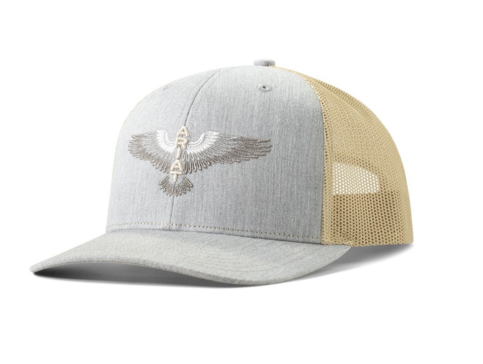 Ariat Mns Cap Eagle Mesh Snap Back Denim/Tan