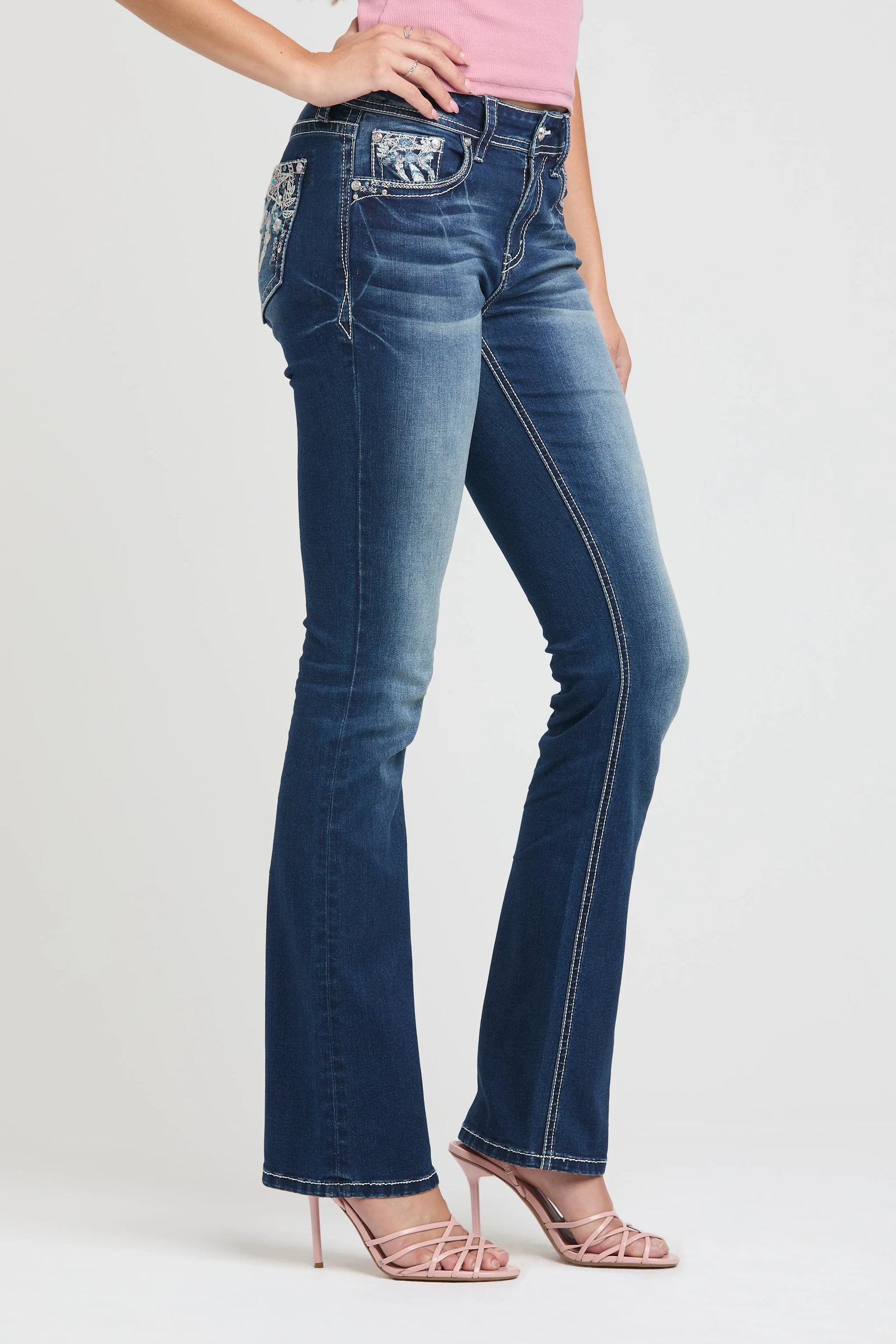 Grace in LA Dreamcatcher Bootcut Jeans
