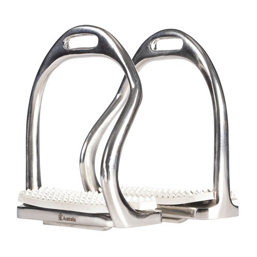 Equisteel Bent Leg Safety Stirrups