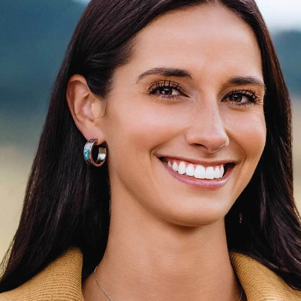 Turquoise Sky Hood Earrings | Giftware - JEwelery | Saddleworld Ipswich