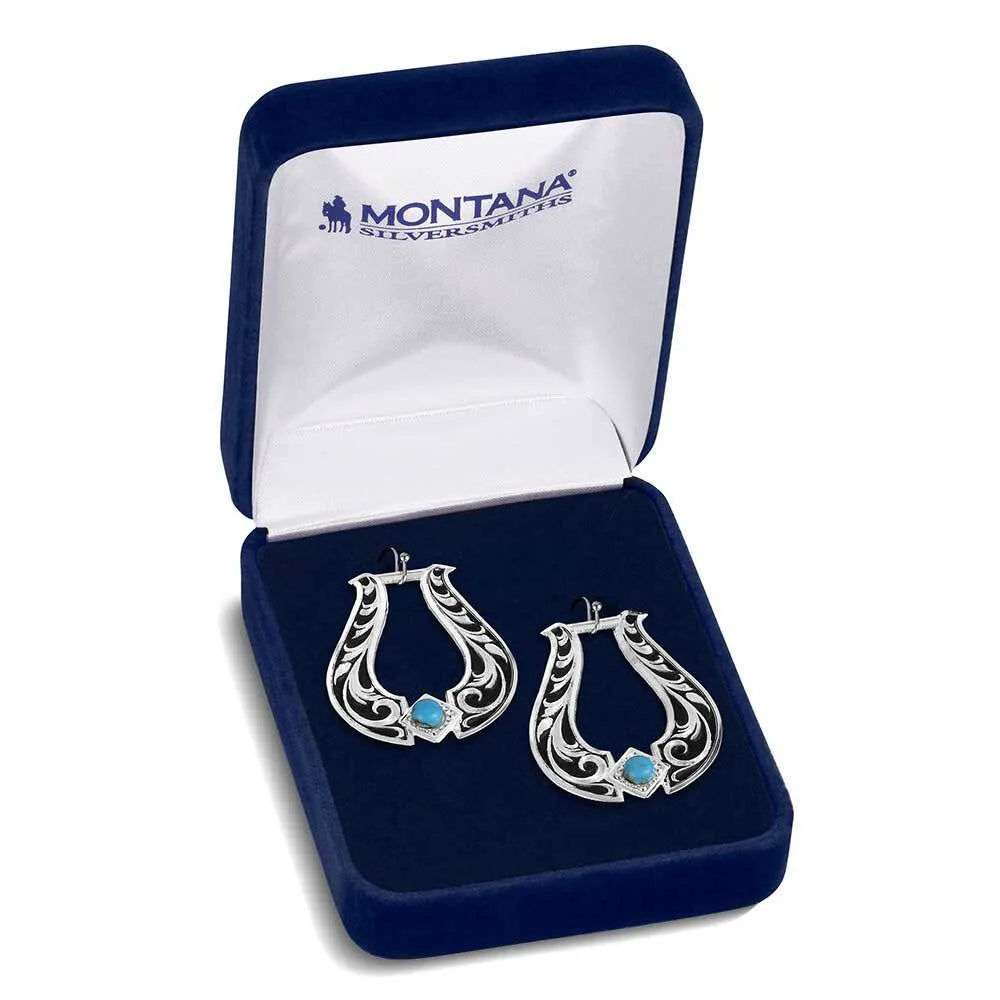 Montana Silversmith Callies Turquoise Trail Earrings