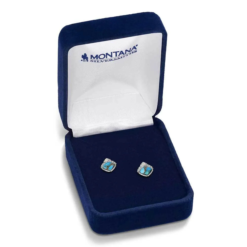 Montana Silversmith Crowned Glacier Earrings