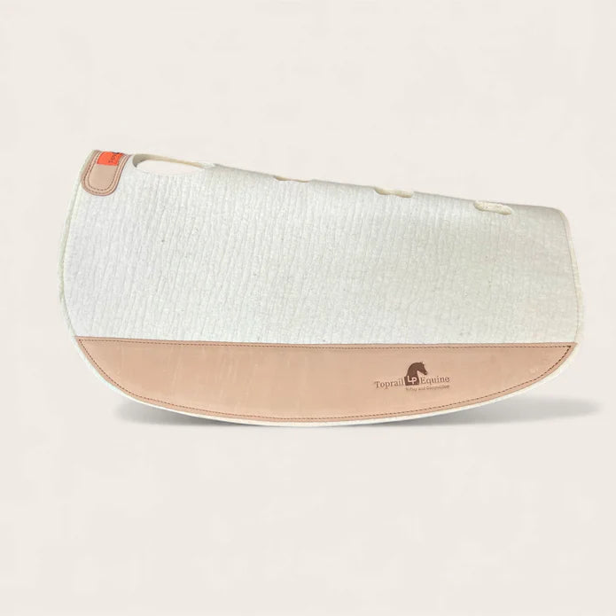 Elite Performance Pad Oval With Leather Wear Pads | Horse Supplies - Western Pad | Saddleworld Ipswich