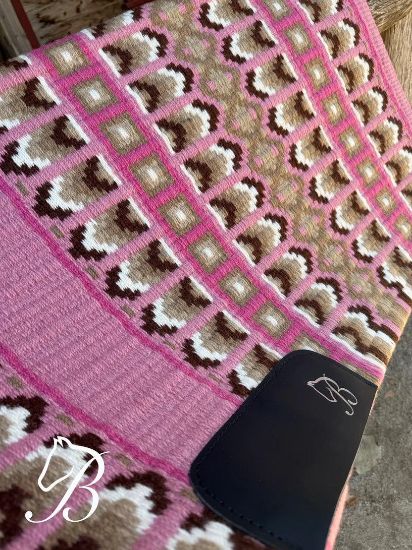 Bentley Show Pad - Emma Pink | Horse Supplies - Western pad | Saddleworld Ipswich