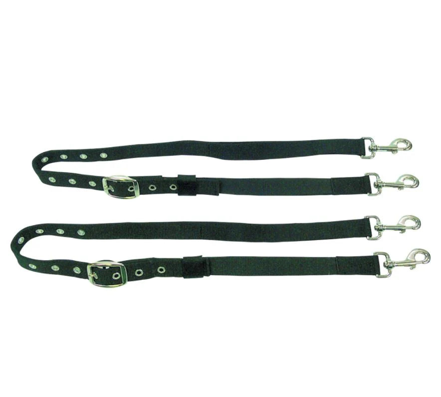 Eureka Nylon Side Reins With Elastic | Horse Supplies - Lunge | Saddleworld Ipswich