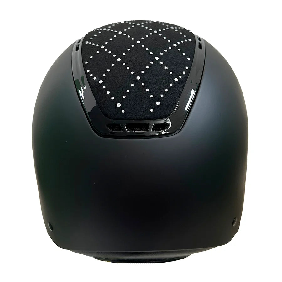 Eurohunter Cattai Crossed Crystal Helmet  | Rider Wear - Helmet | Saddleworld Ipswich