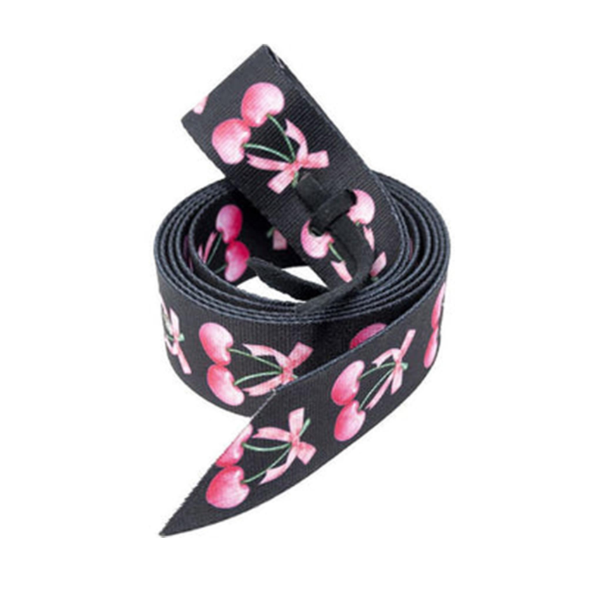 Ezy Ride Latigo Pattern Nylon Nearside - Bows and Cherries | Horse SUpplies - Girths | Saddleworld Ipswich