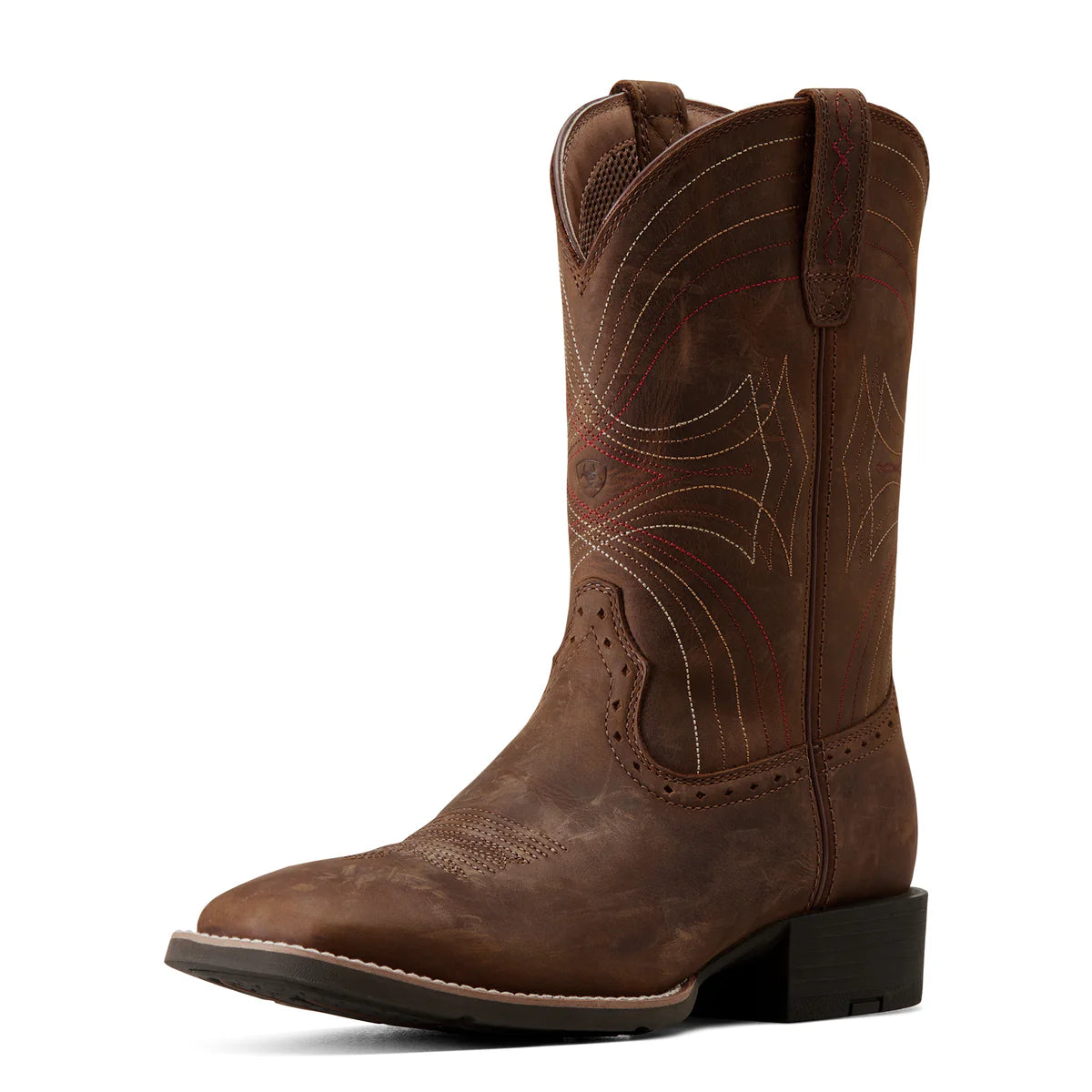 Ariat Mns Sport Wide Sq Toe Distressed Brown - Black Friday Sales