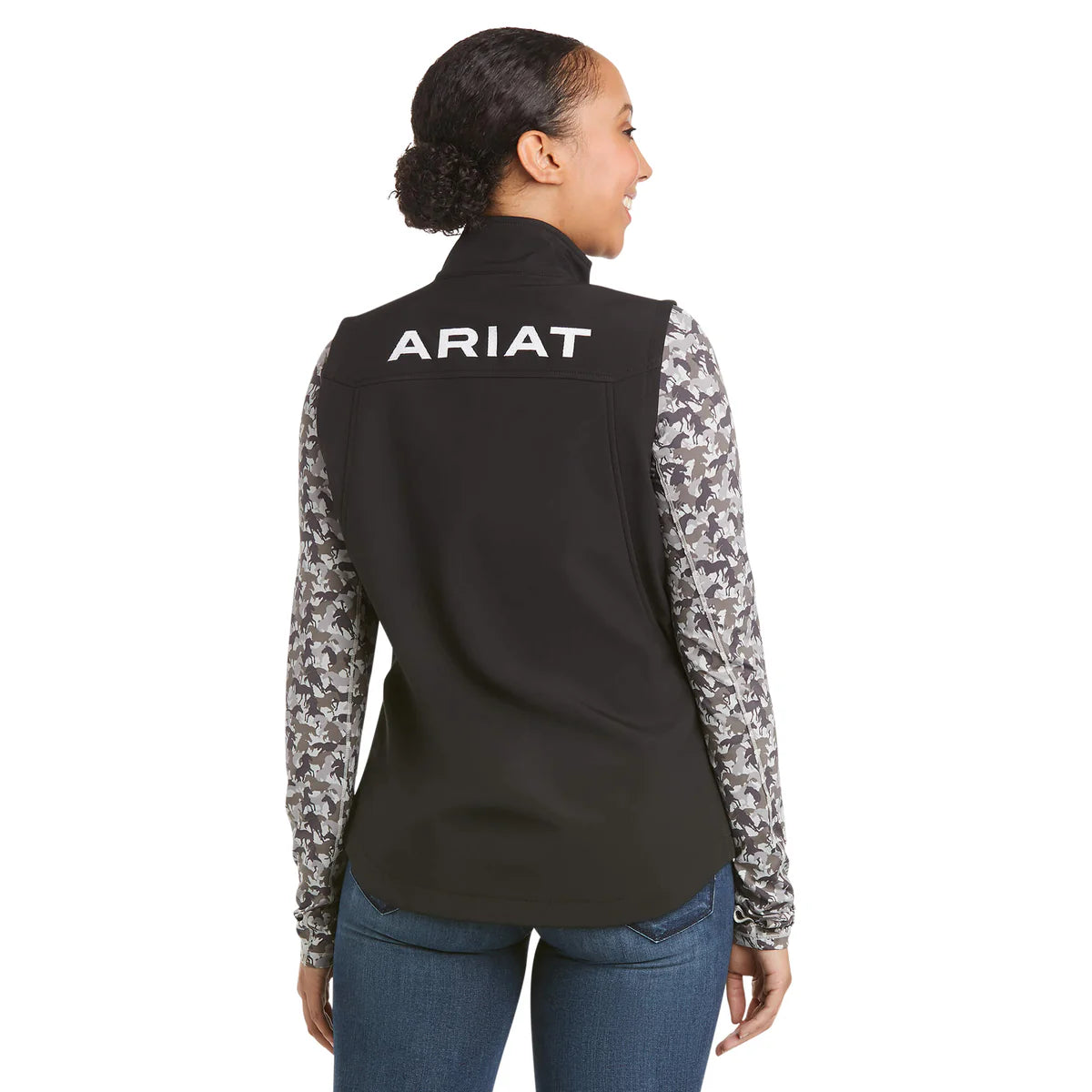 Ariat Wms New Team Softshell Vest Black