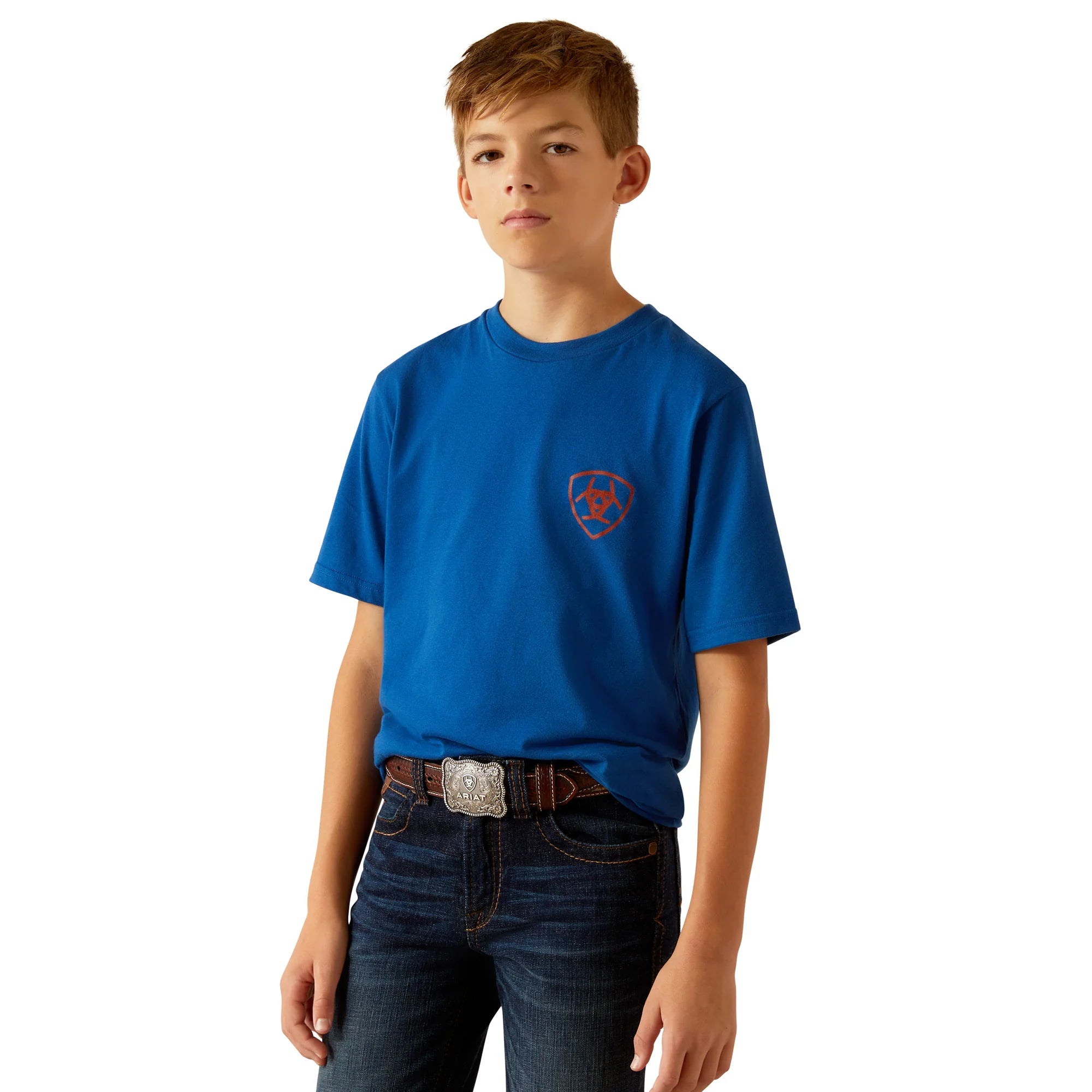 Ariat Bys Horizon Oasis SS Tee Royal Blue