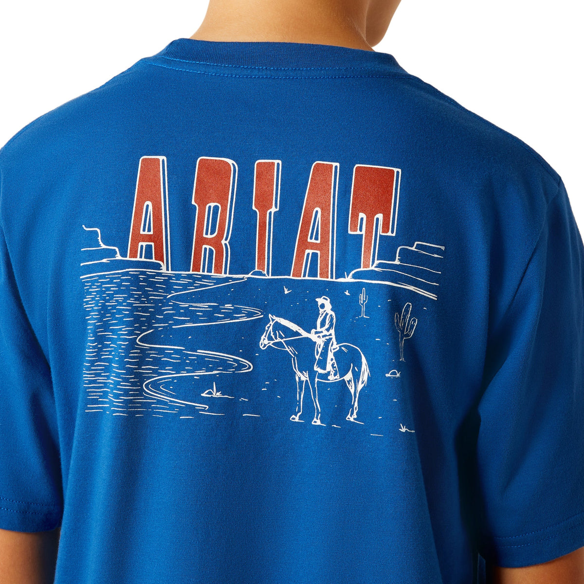 Ariat Bys Horizon Oasis SS Tee Royal Blue