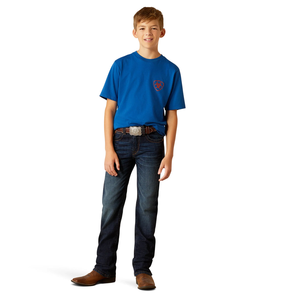 Ariat Bys Horizon Oasis SS Tee Royal Blue