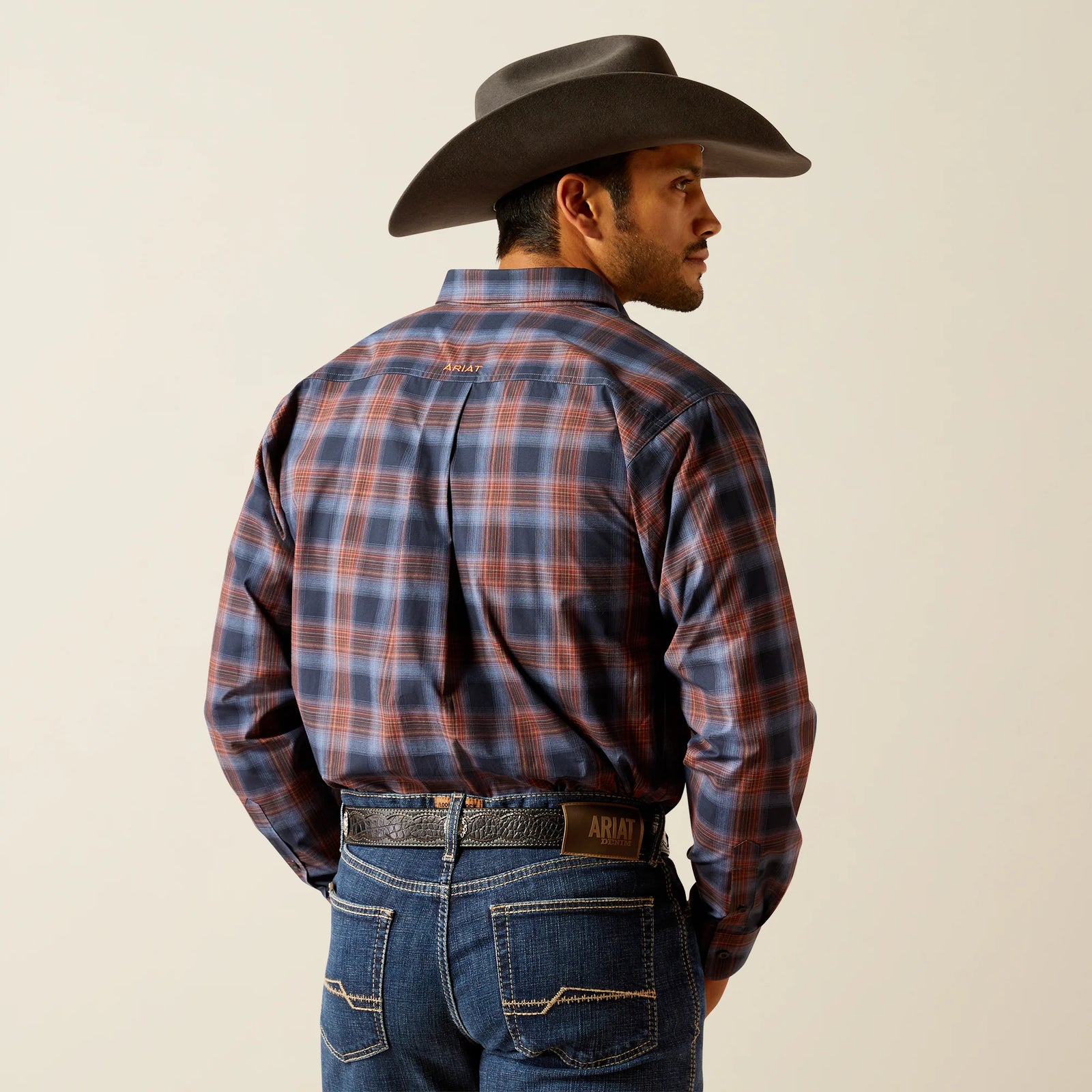 Ariat Mns Pro Series Tyler Long Sleeve Shirt Dark Navy