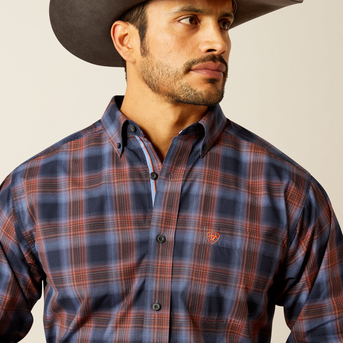 Ariat Mns Pro Series Tyler Long Sleeve Shirt Dark Navy