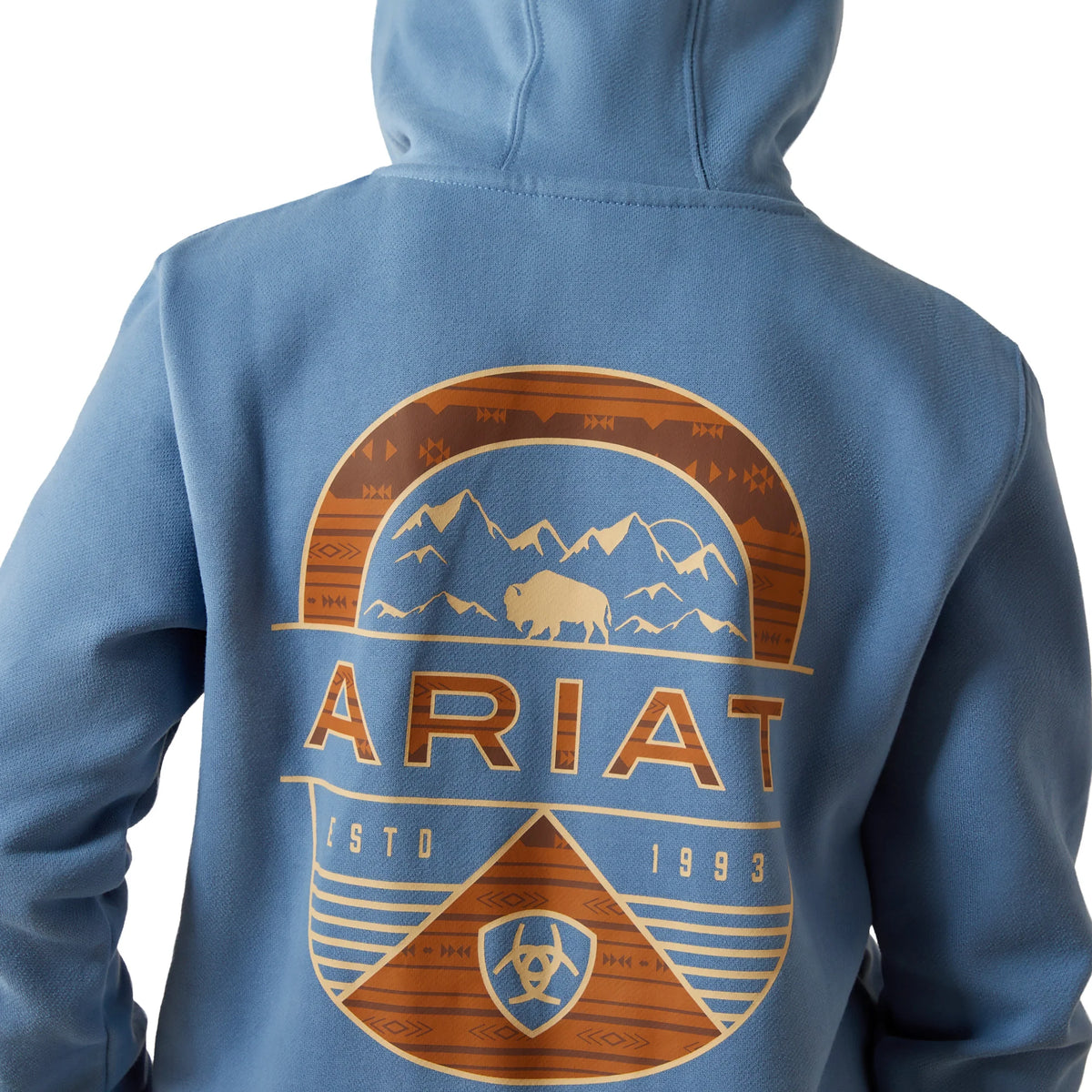 Ariat Bys Sun Valley Circle Hoodie Coronet Blue