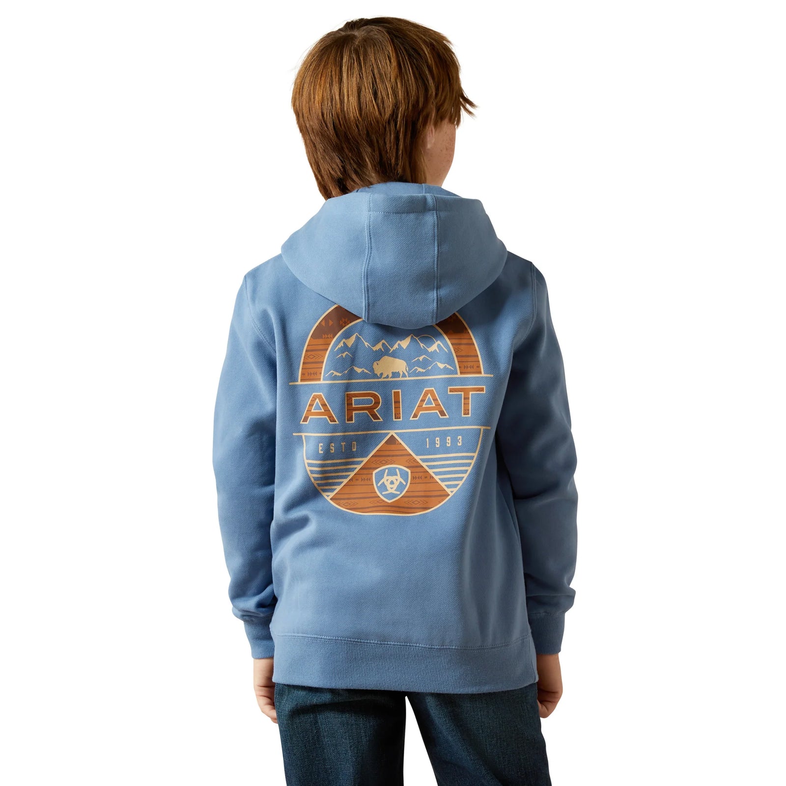 Ariat Bys Sun Valley Circle Hoodie Coronet Blue