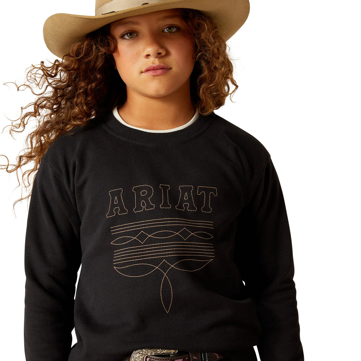 Ariat Gls Booted Logo Sweatshirt Black