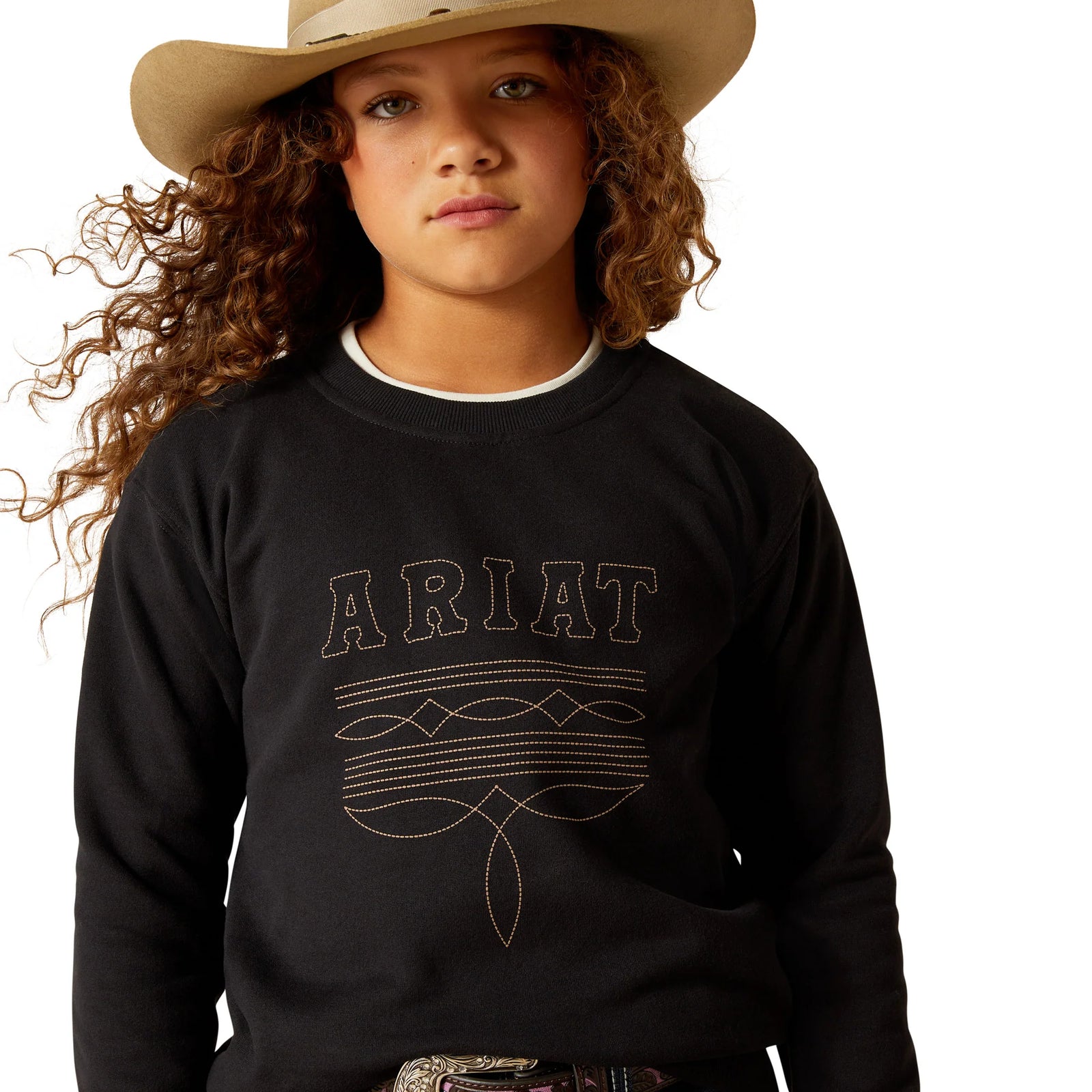 Ariat Gls Booted Logo Sweatshirt Black