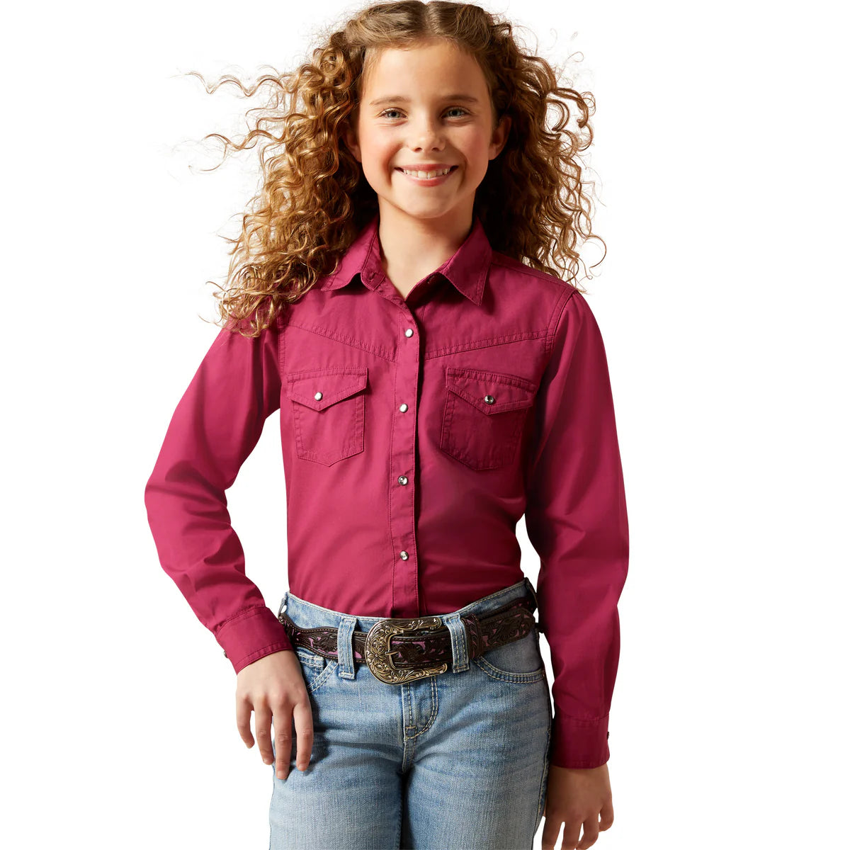 Ariat Gls Shine Bright Snap LS Shirt Beaujolais