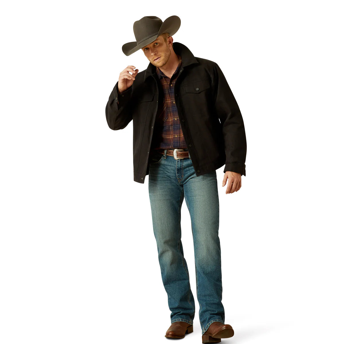 Arait Mns Canvas Rancher Jacket Black