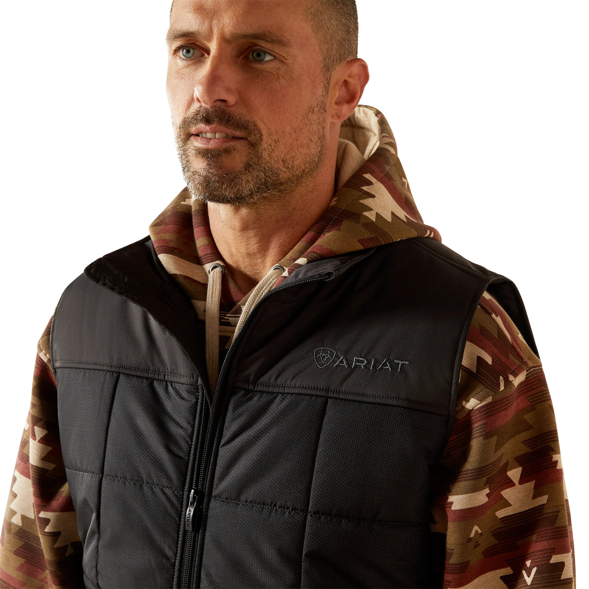 Ariat Mns Crius Insulated Vest Phantom Chambray - Winter 26